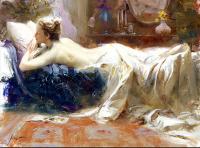 Pino Daeni - Impression oil painting.